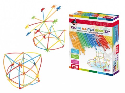 Klocki Małych Geniuszy - Małe słomki Klocki Małych Geniuszy - Małe słomki