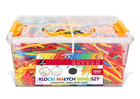Klocki Małych Geniuszy - Małe słomki Klocki Małych Geniuszy - Małe słomki