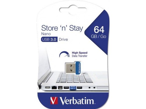 Pendrive 64GB Nano Store USB 3.0 Pendrive 64GB Nano Store USB 3.0