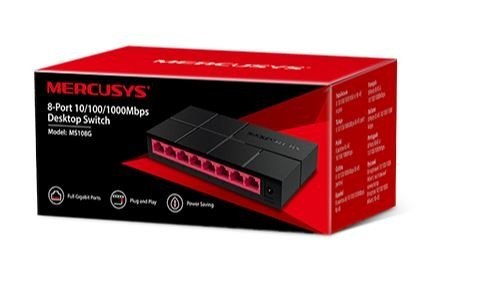 Przełącznik Mercusys MS108G switch 8xGE Przełącznik Mercusys MS108G switch 8xGE