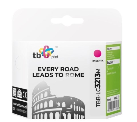 Tusz do Brother DCP-J722DW Magenta TBB-LC3213M 100% nowy Tusz do Brother DCP-J722DW Magenta TBB-LC3213M 100% nowy