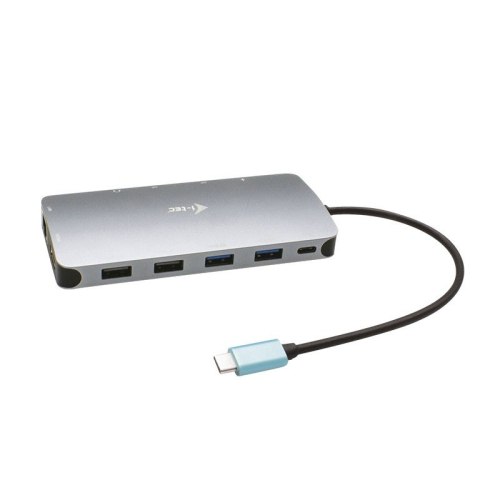 USB-C Metal Nano Stacja Dokująca 3x Display 2x DP 1x HDMI LAN Power Delivery 100 W USB-C Metal Nano Stacja Dokująca 3x Display 2x DP 1x HDMI LAN Power Delivery 100 W