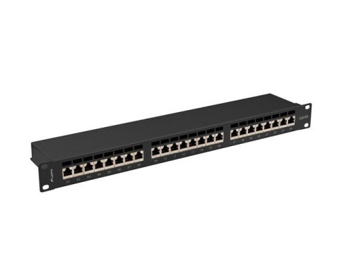 Patchpanel 24 port 1U KAT6A EK. PPSA-1024-B Czarny Patchpanel 24 port 1U KAT6A EK. PPSA-1024-B Czarny