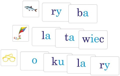 Sylaby układanka edukacyjna Sylaby układanka edukacyjna