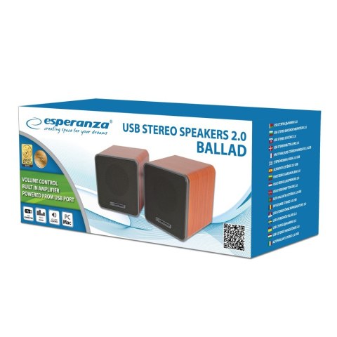 Głośnik 2.0 USB Ballad Głośnik 2.0 USB Ballad