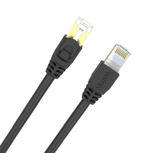 Patchcord Cat.7 SSTP (8P8C) RJ45, 15M, C1814EBK Czarny Patchcord Cat.7 SSTP (8P8C) RJ45, 15M, C1814EBK Czarny