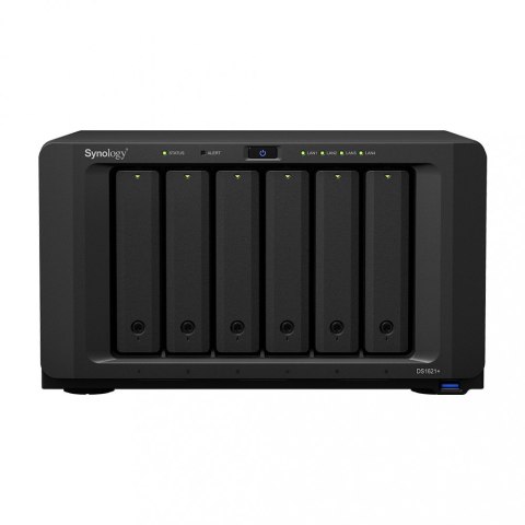 Serwer NAS DS1621+ 6x0HDD 2,2Ghz 4GB 3xUSB3.2 2xeSATA 4x1GbE 3Y Serwer NAS DS1621+ 6x0HDD 2,2Ghz 4GB 3xUSB3.2 2xeSATA 4x1GbE 3Y