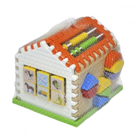Domek edukacyjny sorter 21 elementów Domek edukacyjny sorter 21 elementów