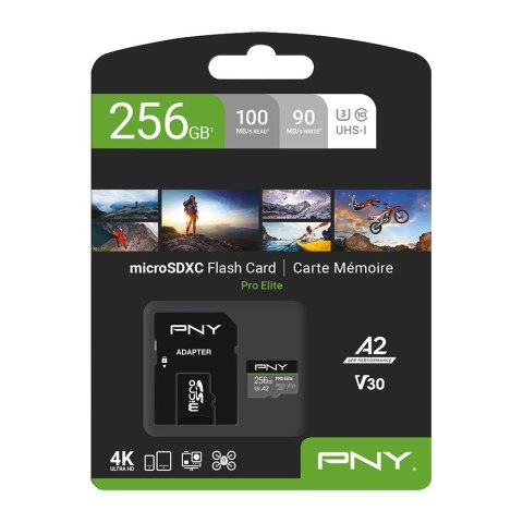 Karta pamięci MicroSDXC 256GB P-SDU256V32100PRO-GE Karta pamięci MicroSDXC 256GB P-SDU256V32100PRO-GE