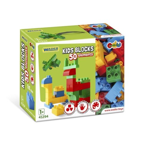 Klocki 50 elementów Kids Blocks Klocki 50 elementów Kids Blocks