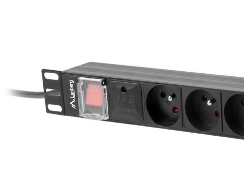 Listwa zasilająca rack PDU 19 cali 1U 16A 8X 230V PL 2 czarna Listwa zasilająca rack PDU 19 cali 1U 16A 8X 230V PL 2 czarna