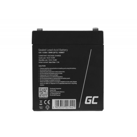 Akumulator AGM 12V 5Ah Akumulator AGM 12V 5Ah