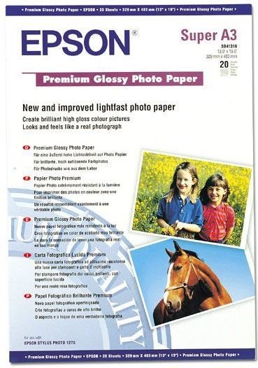 Papier Premium Glossy Photo A3+/ 20 Arkuszy / 250 g/m2 Papier Premium Glossy Photo A3+/ 20 Arkuszy / 250 g/m2
