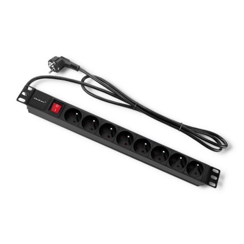 Listwa zasilająca do szafy RACK 1U | 16A | PDU | 8xFRENCH | 2m Listwa zasilająca do szafy RACK 1U | 16A | PDU | 8xFRENCH | 2m