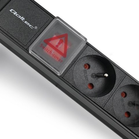 Listwa zasilająca do szafy RACK 1U | 16A | PDU | 8xFRENCH | 2m Listwa zasilająca do szafy RACK 1U | 16A | PDU | 8xFRENCH | 2m