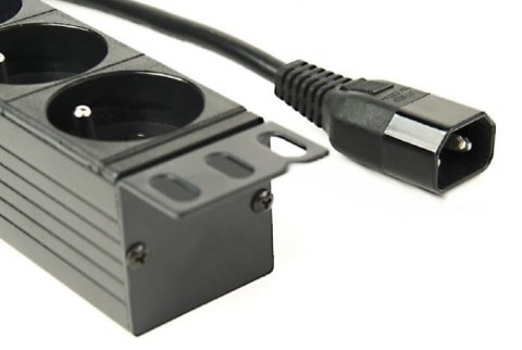 Listwa zasilająca rack (PDU), 8 gniazd FR, 1U, 10A, wtyk C14 3m Listwa zasilająca rack (PDU), 8 gniazd FR, 1U, 10A, wtyk C14 3m