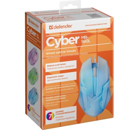 Mysz przewodowa, optyczna, CYBER MB-560L Mysz przewodowa, optyczna, CYBER MB-560L