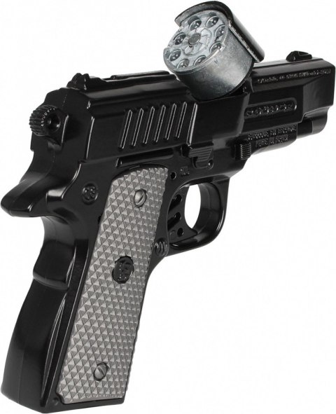 Pistolet policyjny metalowy 8 naboi Gonher Pistolet policyjny metalowy 8 naboi Gonher