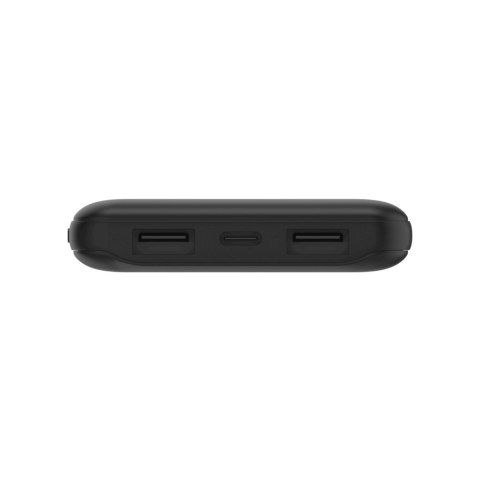 PowerBank 10 000mAh USB A i C 15W czarny