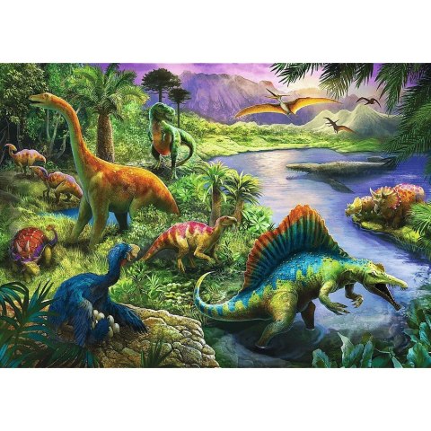 Puzzle 200 elementów Drapieżne dinozaury Puzzle 200 elementów Drapieżne dinozaury