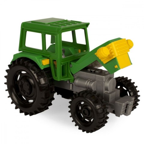 Farmer traktor z przyczepą na konie w kartonie Farmer traktor z przyczepą na konie w kartonie