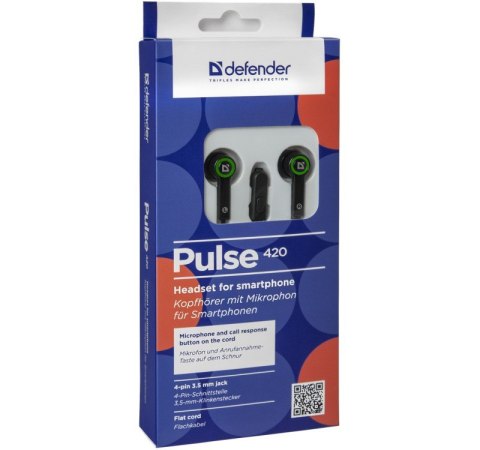 Słuchawki przewodowe douszne PULSE 420 Słuchawki przewodowe douszne PULSE 420
