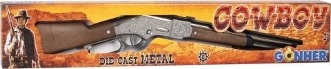 Strzelba kowbojska metalowa 8 naboi Gonher Strzelba kowbojska metalowa 8 naboi Gonher