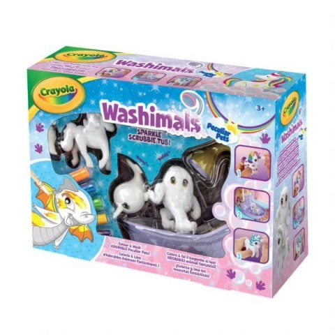 Zestaw kreatywny Figurki baśniowe zwierzątka do kolorowania Washimals Zestaw kreatywny Figurki baśniowe zwierzątka do kolorowania Washimals