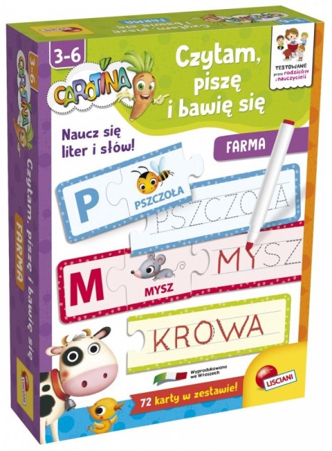 Gra Carotina Bawię się, czytam i pisze - Farma Gra Carotina Bawię się, czytam i pisze - Farma