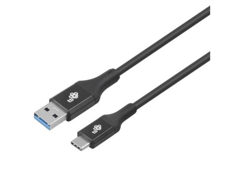 Kabel USB 3.0 - USB C 2m PREMIUM 3A czarny TPE Kabel USB 3.0 - USB C 2m PREMIUM 3A czarny TPE