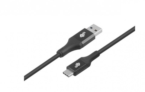 Kabel USB 3.0 - USB C 2m PREMIUM 3A czarny TPE Kabel USB 3.0 - USB C 2m PREMIUM 3A czarny TPE