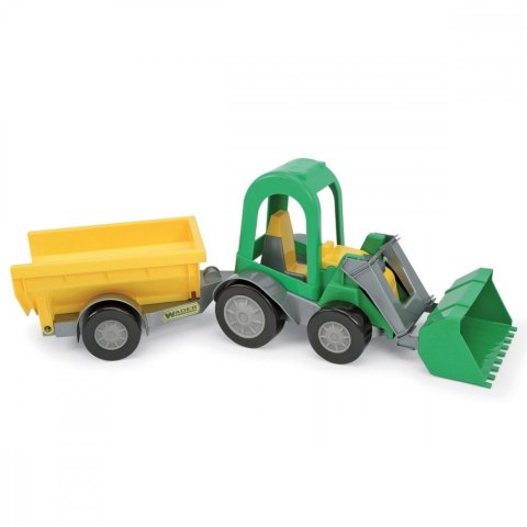Traktor ładowarka z przyczepą Farmer w kartonie Traktor ładowarka z przyczepą Farmer w kartonie