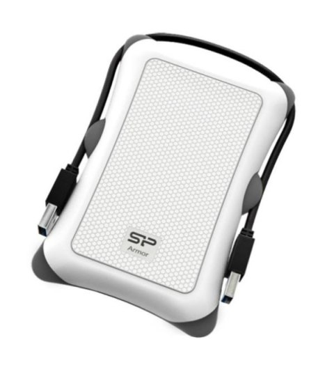 Zewnętrzny dysk HDD ARMOR A30 1TB USB 3.2 biały pancerny wstrząsoodporny Zewnętrzny dysk HDD ARMOR A30 1TB USB 3.2 biały pancerny wstrząsoodporny