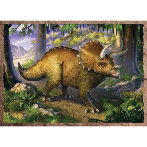 Puzzle 4w1 Ciekawe dinozaury Puzzle 4w1 Ciekawe dinozaury