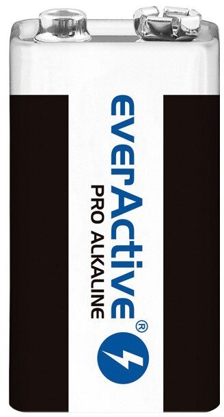 Bateria alkaliczna R9/6LR61 9V PRO ALKALINE, Opakowanie 10 szt. Bateria alkaliczna R9/6LR61 9V PRO ALKALINE, Opakowanie 10 szt.