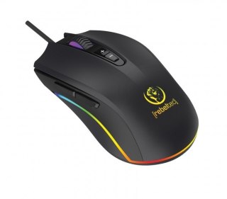 Mysz dla graczy przewodowa Predator Sensor SUNPLUS 190, rozdzielczość:800/1600/2400/4800/6400 DPI, 7 przycisków i rolka