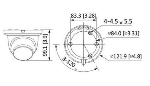 KAMERA 4W1 DAHUA HAC-HDW2241TMQ-A-0280B-S2-DIP