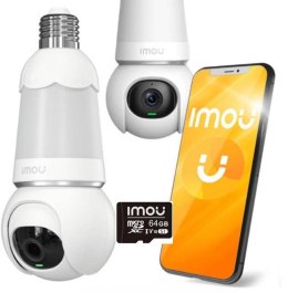 Kamera IP Imou kamera żarówka Bulb Cam 5MP IPC z kartą pamięci 64BG
