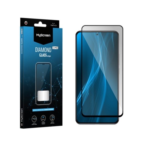 Szkło Hartowane Diamond Glass Lite FullGlue APPLE iPhone 13/13 Pro 6.1 Czarny Szkło Hartowane Diamond Glass Lite FullGlue APPLE iPhone 13/13 Pro 6.1 Czarny