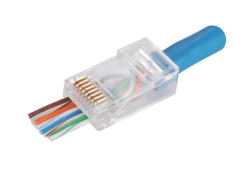 Wtyk przelotowy RJ45 UTP kat.5e (op. 100 szt) Wtyk przelotowy RJ45 UTP kat.5e (op. 100 szt)