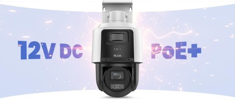 Kamera IP Hilook PTZ-D4-Pro dualna 8MP (4MP + 4MP) 4x zoom optyczny