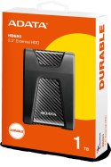 Adata DashDrive Durable HD650 1TB 2.5'' USB3.0 Czarny