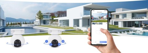 Kamera IP Ezviz H80f Multi z potrójnym obiektywem 12MPx (3 x 2K+)