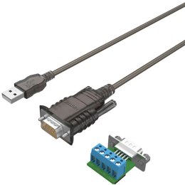 Unitek Konwerter/Adapter USB 2.0 do RS422/RS485 (DB9M) z chipsetem FTDI, 1,5m