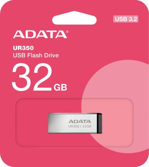 Adata Pendrive UR350 32GB USB3.2 Gen1 Metal czarny