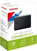 Dysk Zewnętrzny TOSHIBA CANVIO BASICS 2.5inch 2TB External HDD USB 3.2 Gen 1 black