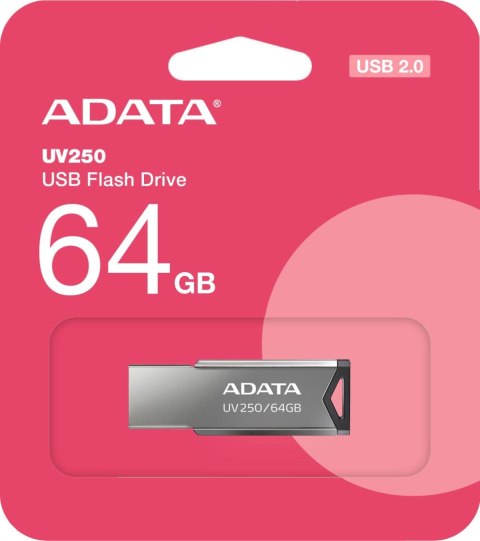 Adata Pendrive UV250 64GB USB2.0 Metal