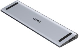 Unitek Stacja dokująca KVM z funkcją podstawki, potrójne wyjście 4K, USB-C, MST, HDMI 2.0