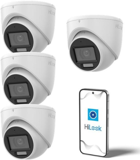 Kamera 4w1 Hilook by Hikvision kopułka 8MP TVI-T8M-20DL Opakowanie zbiorcze 4szt.