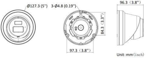 Kamera IP Hikvision DS-2CD2343G2-LIZY(2.8/4mm)(BLACK)